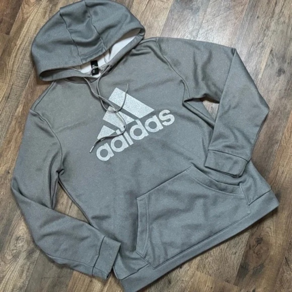 NWT Adidas Glitter Game & Go hoodie L